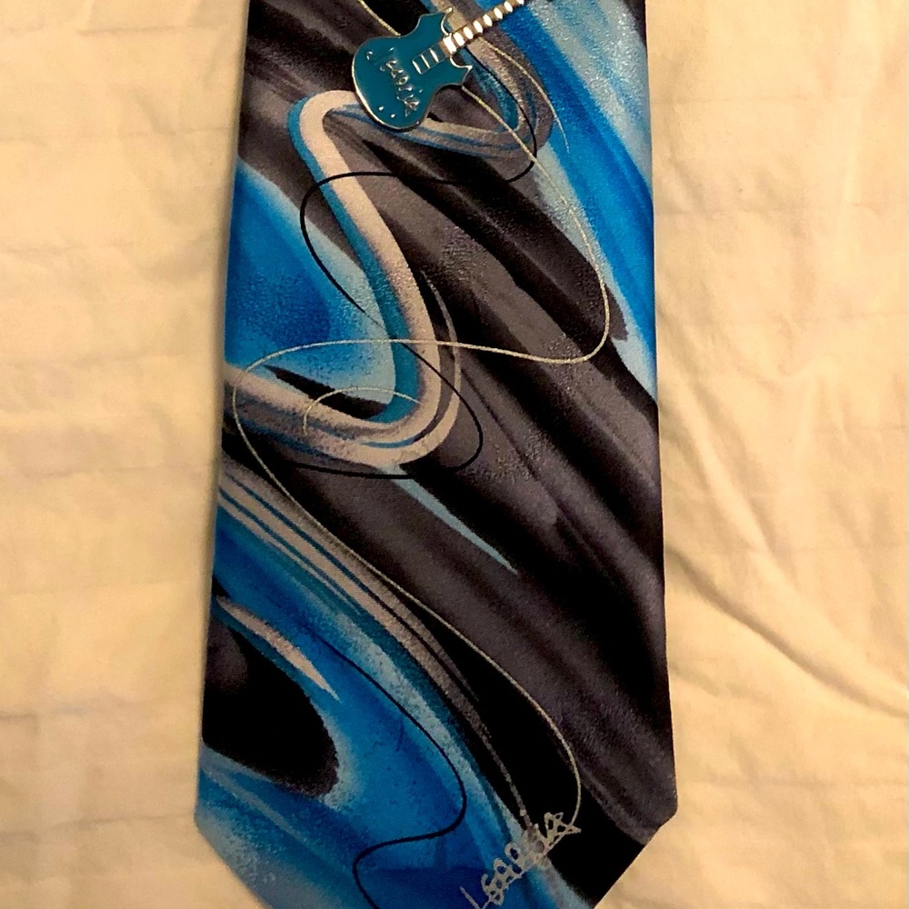 Jerry Garcia Collectors Edition Tie with Guitar Pin